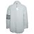 Chaqueta de shearling con rayas de 4 barras de Thom Browne Blanco - vista 2