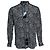 Camicia stampata paisley nera Saint Laurent 2018 Nero Bianco