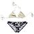 Autre Marque Bikini Triángulo Guillermina Baeza Crudo Azul oscuro