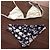Autre Marque Bikini Triángulo Guillermina Baeza Crudo Azul oscuro - vista 4