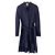 Moschino Mantelkleid Dunkelblau Hanf