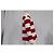 Polo a maniche lunghe Ami Striped Ami de Cœur in cotone rosso e bianco - vista 10