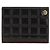 Tarjetero de piel de cordero Chanel Coco Mark Choco Bar Negro