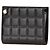 Tarjetero de piel de cordero Chanel Coco Mark Choco Bar Negro - vista 2