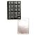 Tarjetero de piel de cordero Chanel Coco Mark Choco Bar Negro - vista 4