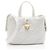 Off White Borsa tote in pelle Off-White con borchie Bianco