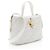 Off White Borsa tote in pelle Off-White con borchie Bianco - vista 2