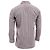 Camicia a righe Burberry London in cotone rosso - vista 4