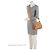 Borsa a Spalla Coussin PM in Pelle di Agnello Embossata Monogram Louis Vuitton Marrone Beige - vista 5