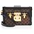 Borsa Petite Malle Damier Ebene Louis Vuitton Nero