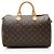 Speedy 35 Handtasche aus Monogram Canvas von Louis Vuitton Braun