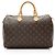 Speedy 35 Handtasche aus Monogram Canvas von Louis Vuitton Braun - Ansicht 3