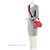 Mini borsa a spalla Pandora Box in pelle di vitello con logo Givenchy Rosso - vista 5