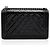 Chanel Chevron Lackleder Neue Medium Boy Bag Schwarz - vue 3