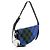Borsa a spalla mini Burberry Check Shield Blu - vista 2