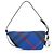 Borsa a spalla mini Burberry Check Shield Blu - vista 3