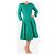 Autre Marque Emerald Cannes midi dress - size UK 12 Green - view 3