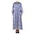 Autre Marque Blaue Zaira Bahaus Maxikleid - Größe S