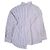 Autre Marque Camicia in cotone a righe asimmetriche Danke Schon Bianco Rosso Blu - vista 2