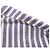 Autre Marque Camicia in cotone a righe asimmetriche Danke Schon Bianco Rosso Blu - vista 6
