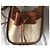 Borsa Loewe Mini Hammock Beige in Pelle e Tela - vista 6