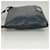 Borsa a spalla in pelle blu Auth bs26901 VERSACE  - vista 4