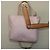 Céline Borsa tote in pelle Celine Horizontalkava rosa oro Auth hk2816 D'oro - vista 22