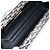 GOYARD Borsa a spalla con catena a spina di pesce in pelle PVC nera e argento Auth 115239SM Nero - vista 10