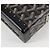 GOYARD Borsa a spalla con catena a spina di pesce in pelle PVC nera e argento Auth 115239SM Nero - vista 16