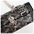 GOYARD Borsa a spalla con catena a spina di pesce in pelle PVC nera e argento Auth 115239SM Nero - vista 18
