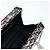 GOYARD Borsa a spalla con catena a spina di pesce in pelle PVC nera e argento Auth 115239SM Nero - vista 20