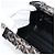 GOYARD Borsa a spalla con catena a spina di pesce in pelle PVC nera e argento Auth 115239SM Nero - vista 21