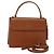 Borsa a mano VALENTINO in pelle 2 vie marrone oro Auth BA2171 D'oro