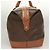 Céline Borsa Boston in tela Macadam CELINE in pelle PVC marrone oro Auth 121130 D'oro - vista 3
