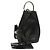 Zaino Gancini in smalto nero e oro Auth 125955 di Salvatore Ferragamo
