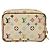 LOUIS VUITTON Trousse Wapity Multicolore Monogramma Bianco M58033 LV Auth 127417 - vista 2