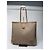 Big Bag Céline Große Tasche aus Leder mit Triomphe-Monogramm von Celine in Beige und Braun