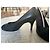 Chanel Pumps aus Leder mit CC Stoffspitze Schwarz Größe 37 - Ansicht 9