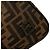 Borsa a spalla in tela Zucca marrone Fendi - vista 7