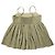 Autre Marque nano universe LB.03 Twill Camisole Bluse mit Waschern Grün - Ansicht 2
