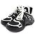 Sneakers alte Monogram Louis Vuitton 35.5 Nero Bianco