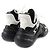 Sneakers alte Monogram Louis Vuitton 35.5 Nero Bianco - vista 3
