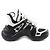Sneakers alte Monogram Louis Vuitton 35.5 Nero Bianco - vista 6