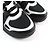 Sneakers alte Monogram Louis Vuitton 35.5 Nero Bianco - vista 8