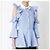 Autre Marque Camicia con colletto a mani Vivetta a spalle scoperte Bianco Blu - vista 2
