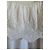 Mini vestido Gas branco de algodão com renda sangallo e paetês - vista 12