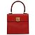 Céline Borsa a mano CELINE in pelle 2 vie rossa oro Auth 127535 Rosso D'oro - vista 13