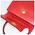 Céline Borsa a mano CELINE in pelle 2 vie rossa oro Auth 127535 Rosso D'oro - vista 9
