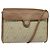 Borsa a spalla in tela a nido d'ape PVC beige Auth BA3448 Christian Dior