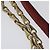 Céline Borsa a spalla CELINE in pelle rossa e oro Auth 127536 Rosso D'oro - vista 9